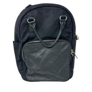 Lo & Sons The Rowledge Convertible Travel Backpack Briefcase Black Camel Large